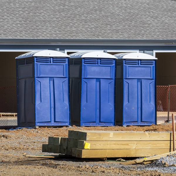 how often are the porta potties cleaned and serviced during a rental period in Black Eagle MT